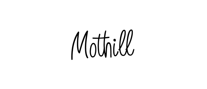 Mothill stylish signature style. Best Handwritten Sign (Angelique-Rose-font-FFP) for my name. Handwritten Signature Collection Ideas for my name Mothill. Mothill signature style 5 images and pictures png