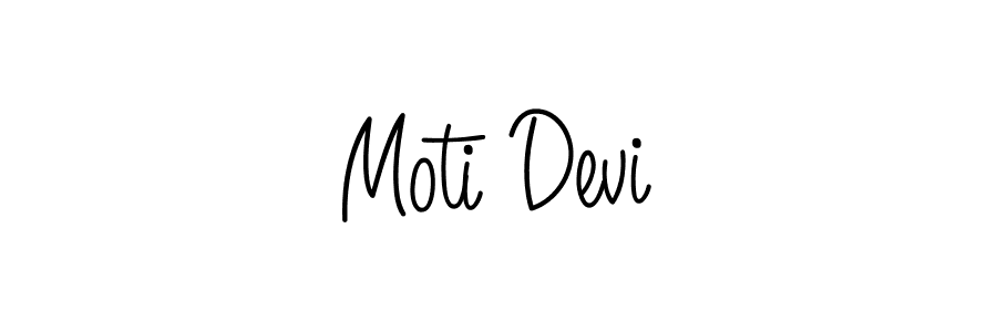 How to make Moti Devi signature? Angelique-Rose-font-FFP is a professional autograph style. Create handwritten signature for Moti Devi name. Moti Devi signature style 5 images and pictures png