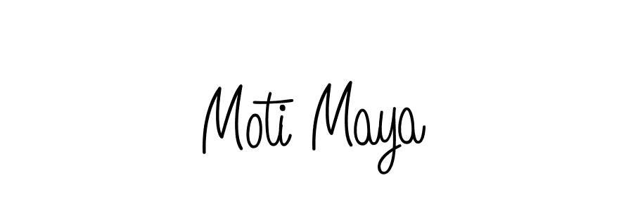 You can use this online signature creator to create a handwritten signature for the name Moti Maya. This is the best online autograph maker. Moti Maya signature style 5 images and pictures png