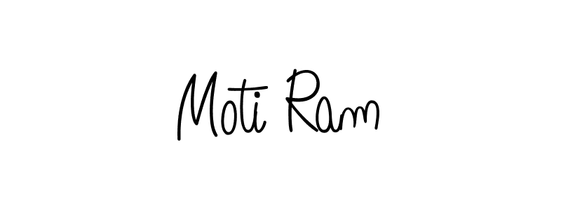 Create a beautiful signature design for name Moti Ram. With this signature (Angelique-Rose-font-FFP) fonts, you can make a handwritten signature for free. Moti Ram signature style 5 images and pictures png