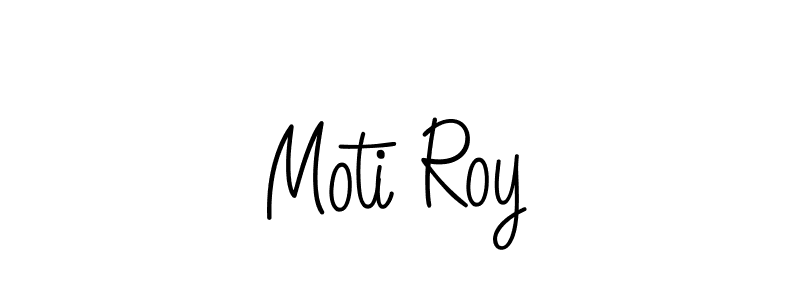 Moti Roy stylish signature style. Best Handwritten Sign (Angelique-Rose-font-FFP) for my name. Handwritten Signature Collection Ideas for my name Moti Roy. Moti Roy signature style 5 images and pictures png