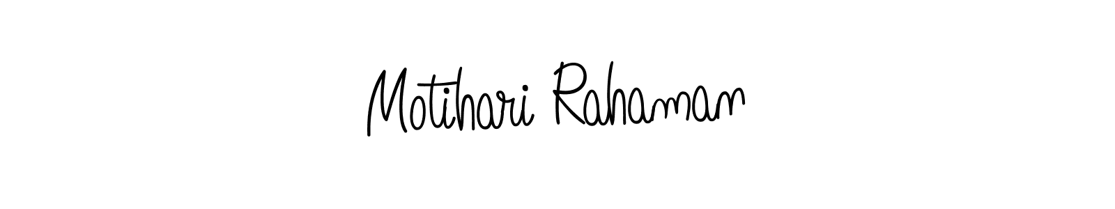 Create a beautiful signature design for name Motihari Rahaman. With this signature (Angelique-Rose-font-FFP) fonts, you can make a handwritten signature for free. Motihari Rahaman signature style 5 images and pictures png