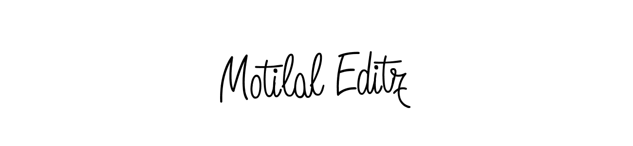 How to make Motilal Editz name signature. Use Angelique-Rose-font-FFP style for creating short signs online. This is the latest handwritten sign. Motilal Editz signature style 5 images and pictures png