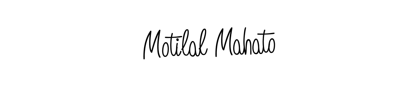 Design your own signature with our free online signature maker. With this signature software, you can create a handwritten (Angelique-Rose-font-FFP) signature for name Motilal Mahato. Motilal Mahato signature style 5 images and pictures png