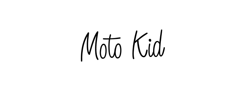 Use a signature maker to create a handwritten signature online. With this signature software, you can design (Angelique-Rose-font-FFP) your own signature for name Moto Kid. Moto Kid signature style 5 images and pictures png