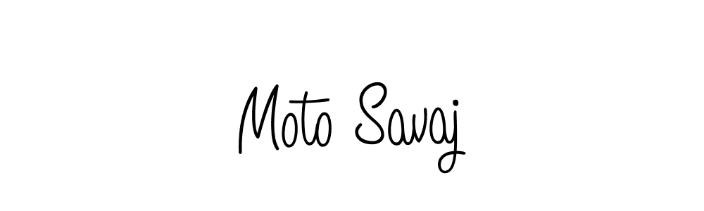 if you are searching for the best signature style for your name Moto Savaj. so please give up your signature search. here we have designed multiple signature styles  using Angelique-Rose-font-FFP. Moto Savaj signature style 5 images and pictures png