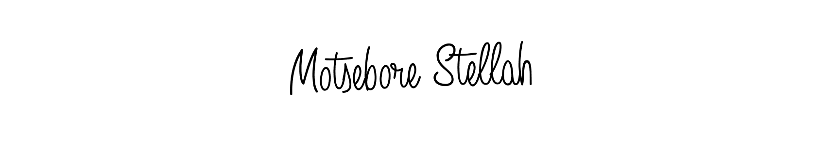 Check out images of Autograph of Motsebore Stellah name. Actor Motsebore Stellah Signature Style. Angelique-Rose-font-FFP is a professional sign style online. Motsebore Stellah signature style 5 images and pictures png