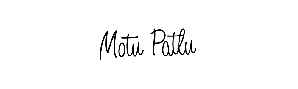 Also we have Motu Patlu name is the best signature style. Create professional handwritten signature collection using Angelique-Rose-font-FFP autograph style. Motu Patlu signature style 5 images and pictures png