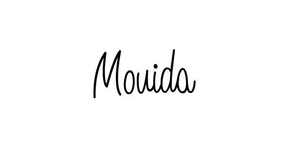 How to make Mouida signature? Angelique-Rose-font-FFP is a professional autograph style. Create handwritten signature for Mouida name. Mouida signature style 5 images and pictures png