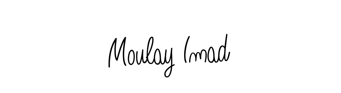 Create a beautiful signature design for name Moulay Imad. With this signature (Angelique-Rose-font-FFP) fonts, you can make a handwritten signature for free. Moulay Imad signature style 5 images and pictures png