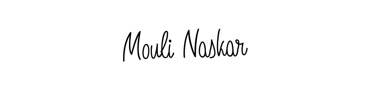 Also we have Mouli Naskar name is the best signature style. Create professional handwritten signature collection using Angelique-Rose-font-FFP autograph style. Mouli Naskar signature style 5 images and pictures png