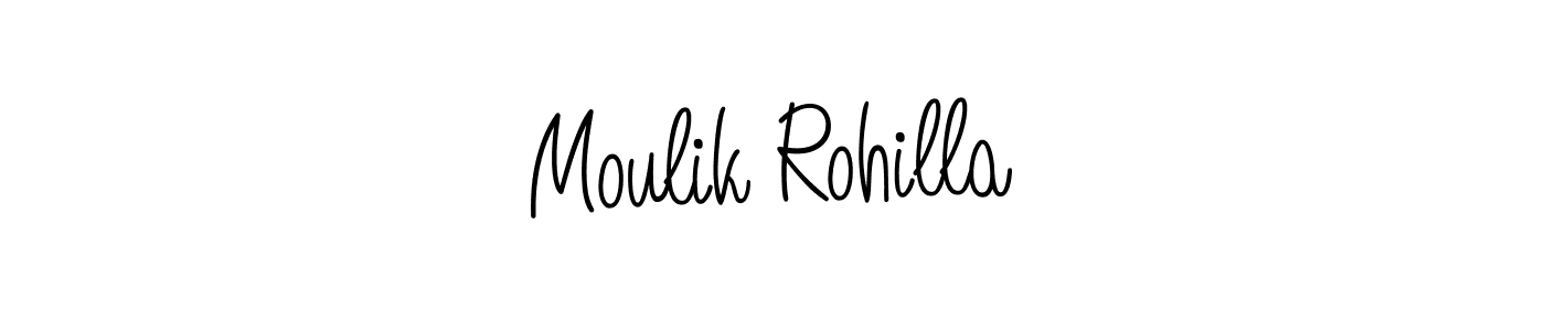 Check out images of Autograph of Moulik Rohilla name. Actor Moulik Rohilla Signature Style. Angelique-Rose-font-FFP is a professional sign style online. Moulik Rohilla signature style 5 images and pictures png