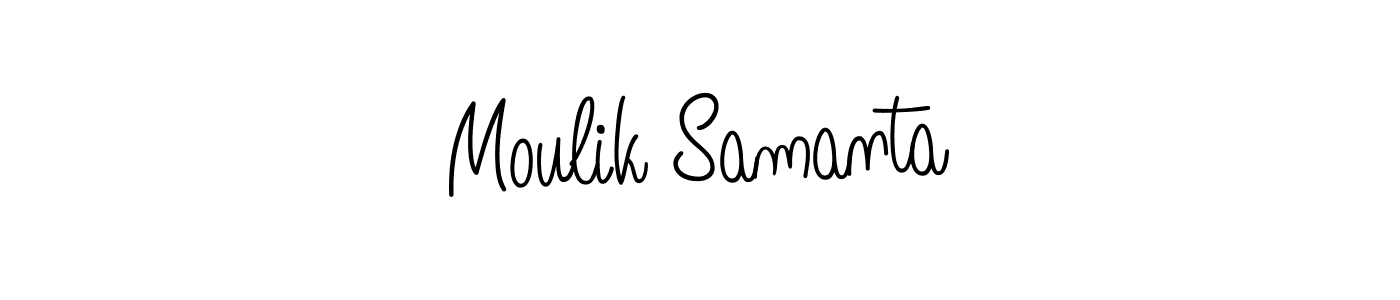 You can use this online signature creator to create a handwritten signature for the name Moulik Samanta. This is the best online autograph maker. Moulik Samanta signature style 5 images and pictures png