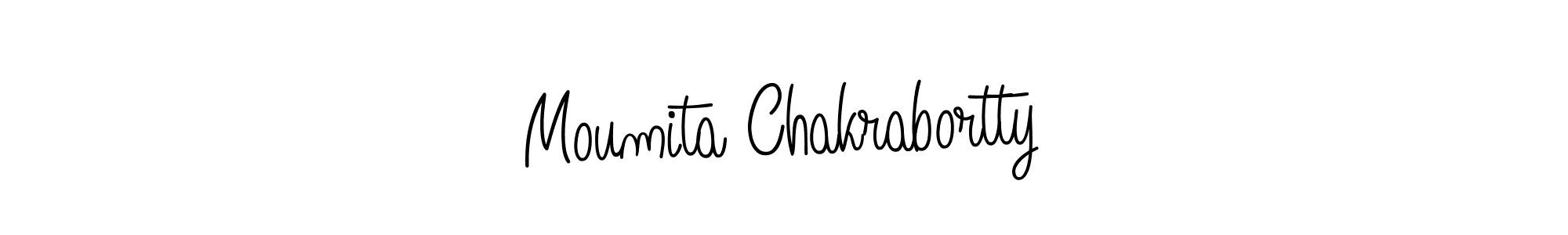 Create a beautiful signature design for name Moumita Chakrabortty. With this signature (Angelique-Rose-font-FFP) fonts, you can make a handwritten signature for free. Moumita Chakrabortty signature style 5 images and pictures png