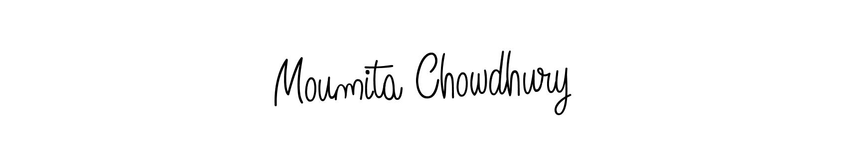 How to make Moumita Chowdhury signature? Angelique-Rose-font-FFP is a professional autograph style. Create handwritten signature for Moumita Chowdhury name. Moumita Chowdhury signature style 5 images and pictures png