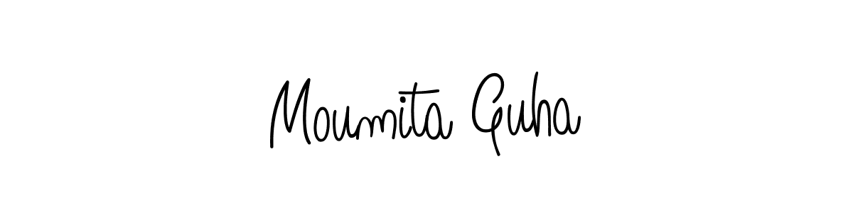 Also we have Moumita Guha name is the best signature style. Create professional handwritten signature collection using Angelique-Rose-font-FFP autograph style. Moumita Guha signature style 5 images and pictures png