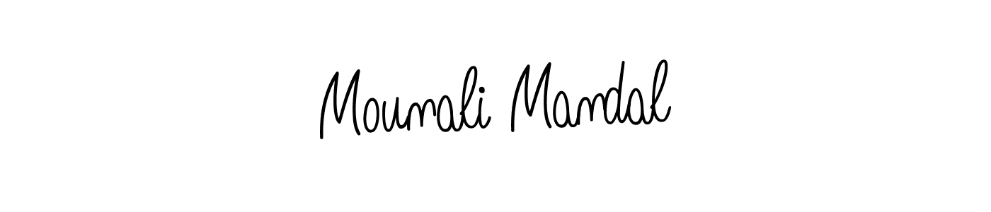 Similarly Angelique-Rose-font-FFP is the best handwritten signature design. Signature creator online .You can use it as an online autograph creator for name Mounali Mandal. Mounali Mandal signature style 5 images and pictures png
