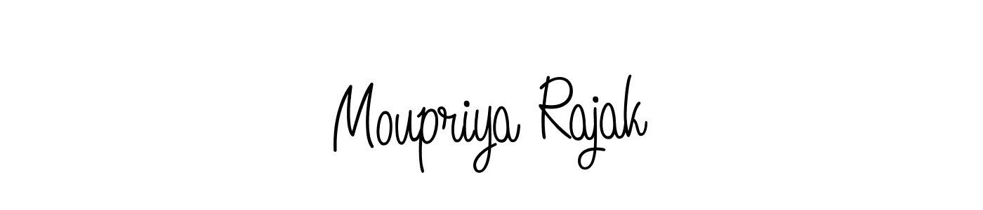 Make a beautiful signature design for name Moupriya Rajak. Use this online signature maker to create a handwritten signature for free. Moupriya Rajak signature style 5 images and pictures png