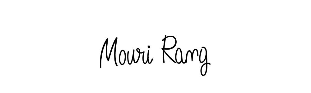 Make a short Mouri Rang signature style. Manage your documents anywhere anytime using Angelique-Rose-font-FFP. Create and add eSignatures, submit forms, share and send files easily. Mouri Rang signature style 5 images and pictures png