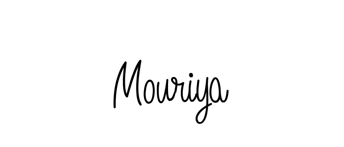 Best and Professional Signature Style for Mouriya. Angelique-Rose-font-FFP Best Signature Style Collection. Mouriya signature style 5 images and pictures png
