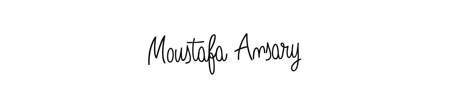 Design your own signature with our free online signature maker. With this signature software, you can create a handwritten (Angelique-Rose-font-FFP) signature for name Moustafa Ansary. Moustafa Ansary signature style 5 images and pictures png