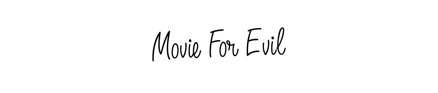 How to Draw Movie For Evil signature style? Angelique-Rose-font-FFP is a latest design signature styles for name Movie For Evil. Movie For Evil signature style 5 images and pictures png