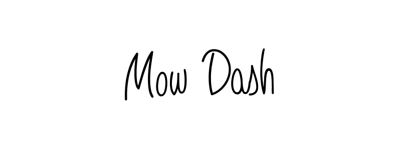 It looks lik you need a new signature style for name Mow Dash. Design unique handwritten (Angelique-Rose-font-FFP) signature with our free signature maker in just a few clicks. Mow Dash signature style 5 images and pictures png