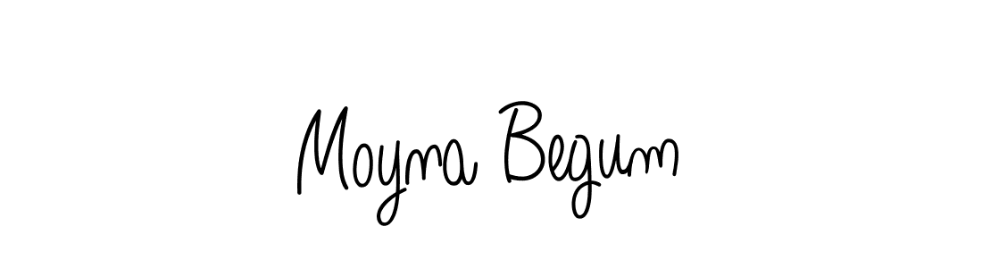 How to make Moyna Begum signature? Angelique-Rose-font-FFP is a professional autograph style. Create handwritten signature for Moyna Begum name. Moyna Begum signature style 5 images and pictures png