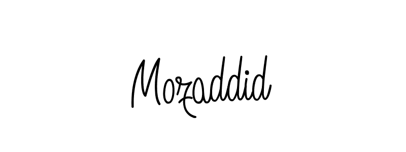 Create a beautiful signature design for name Mozaddid. With this signature (Angelique-Rose-font-FFP) fonts, you can make a handwritten signature for free. Mozaddid signature style 5 images and pictures png