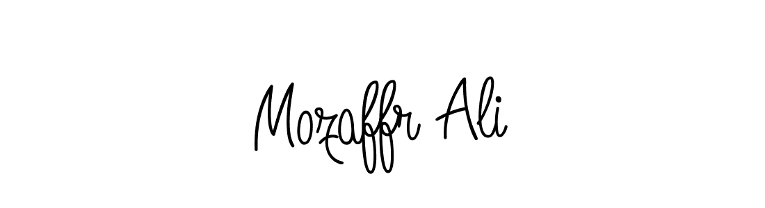 Create a beautiful signature design for name Mozaffr Ali. With this signature (Angelique-Rose-font-FFP) fonts, you can make a handwritten signature for free. Mozaffr Ali signature style 5 images and pictures png