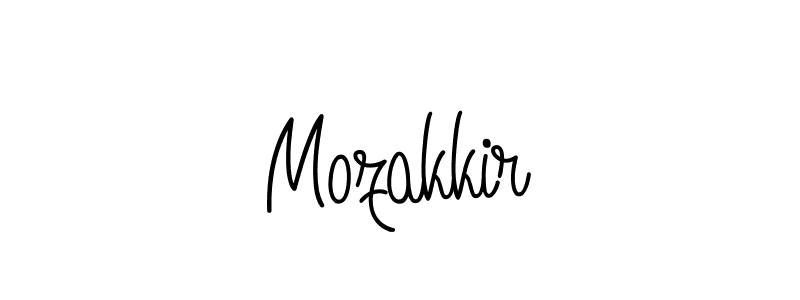 Make a beautiful signature design for name Mozakkir. Use this online signature maker to create a handwritten signature for free. Mozakkir signature style 5 images and pictures png