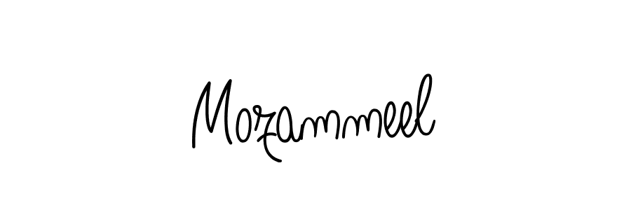 How to make Mozammeel signature? Angelique-Rose-font-FFP is a professional autograph style. Create handwritten signature for Mozammeel name. Mozammeel signature style 5 images and pictures png