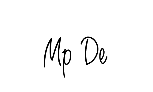 Design your own signature with our free online signature maker. With this signature software, you can create a handwritten (Angelique-Rose-font-FFP) signature for name Mp De. Mp De signature style 5 images and pictures png