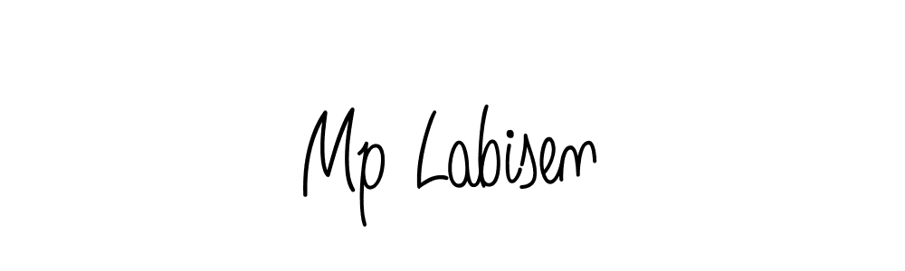 You should practise on your own different ways (Angelique-Rose-font-FFP) to write your name (Mp Labisen) in signature. don't let someone else do it for you. Mp Labisen signature style 5 images and pictures png
