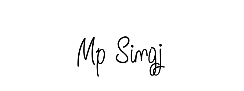 The best way (Angelique-Rose-font-FFP) to make a short signature is to pick only two or three words in your name. The name Mp Singj include a total of six letters. For converting this name. Mp Singj signature style 5 images and pictures png