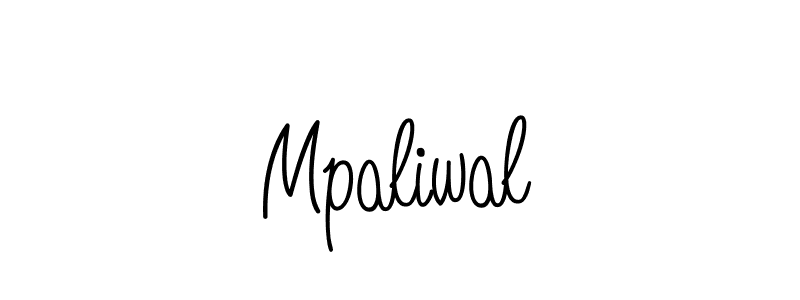 How to make Mpaliwal name signature. Use Angelique-Rose-font-FFP style for creating short signs online. This is the latest handwritten sign. Mpaliwal signature style 5 images and pictures png