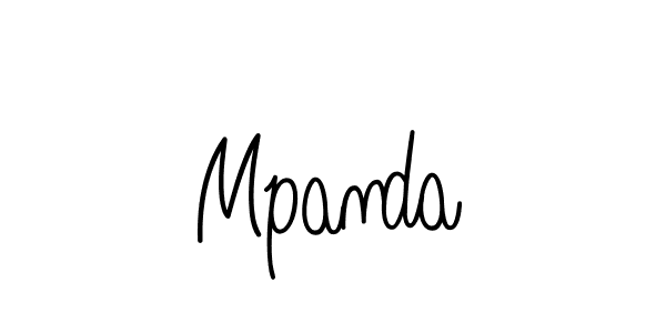 Design your own signature with our free online signature maker. With this signature software, you can create a handwritten (Angelique-Rose-font-FFP) signature for name Mpanda. Mpanda signature style 5 images and pictures png