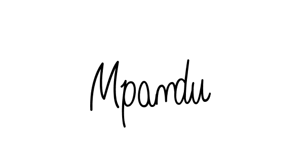 Mpandu stylish signature style. Best Handwritten Sign (Angelique-Rose-font-FFP) for my name. Handwritten Signature Collection Ideas for my name Mpandu. Mpandu signature style 5 images and pictures png