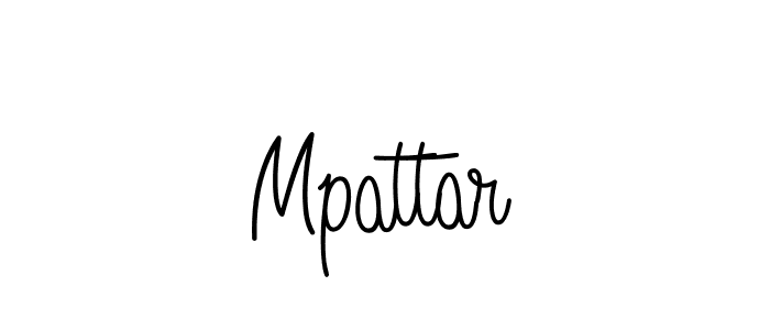 Mpattar stylish signature style. Best Handwritten Sign (Angelique-Rose-font-FFP) for my name. Handwritten Signature Collection Ideas for my name Mpattar. Mpattar signature style 5 images and pictures png