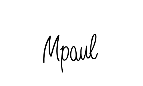 You should practise on your own different ways (Angelique-Rose-font-FFP) to write your name (Mpaul) in signature. don't let someone else do it for you. Mpaul signature style 5 images and pictures png