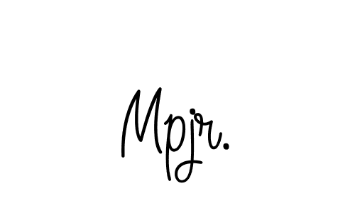 Make a beautiful signature design for name Mpjr.. Use this online signature maker to create a handwritten signature for free. Mpjr. signature style 5 images and pictures png