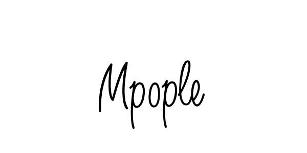 Make a beautiful signature design for name Mpople. With this signature (Angelique-Rose-font-FFP) style, you can create a handwritten signature for free. Mpople signature style 5 images and pictures png