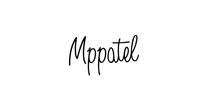 Design your own signature with our free online signature maker. With this signature software, you can create a handwritten (Angelique-Rose-font-FFP) signature for name Mppatel. Mppatel signature style 5 images and pictures png
