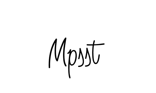 How to make Mpsst name signature. Use Angelique-Rose-font-FFP style for creating short signs online. This is the latest handwritten sign. Mpsst signature style 5 images and pictures png