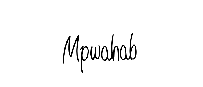 Make a beautiful signature design for name Mpwahab. Use this online signature maker to create a handwritten signature for free. Mpwahab signature style 5 images and pictures png