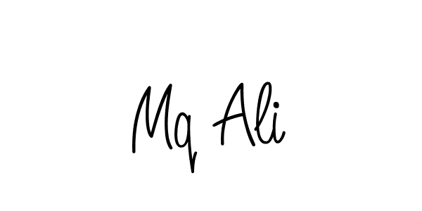 if you are searching for the best signature style for your name Mq Ali. so please give up your signature search. here we have designed multiple signature styles  using Angelique-Rose-font-FFP. Mq Ali signature style 5 images and pictures png