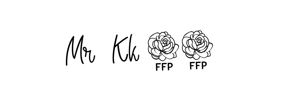 Similarly Angelique-Rose-font-FFP is the best handwritten signature design. Signature creator online .You can use it as an online autograph creator for name Mr  Kk 11. Mr  Kk 11 signature style 5 images and pictures png