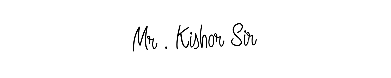 How to Draw Mr . Kishor Sir signature style? Angelique-Rose-font-FFP is a latest design signature styles for name Mr . Kishor Sir. Mr . Kishor Sir signature style 5 images and pictures png