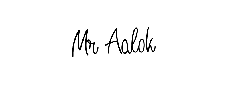 How to make Mr Aalok signature? Angelique-Rose-font-FFP is a professional autograph style. Create handwritten signature for Mr Aalok name. Mr Aalok signature style 5 images and pictures png