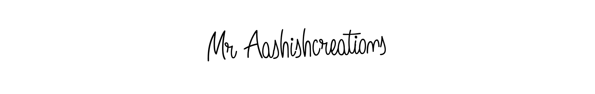 How to Draw Mr Aashishcreations signature style? Angelique-Rose-font-FFP is a latest design signature styles for name Mr Aashishcreations. Mr Aashishcreations signature style 5 images and pictures png